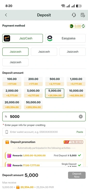 ep92 deposit